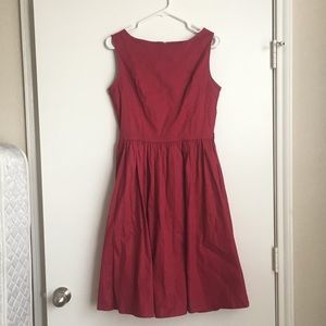 Lindy Bop vintage magenta dress